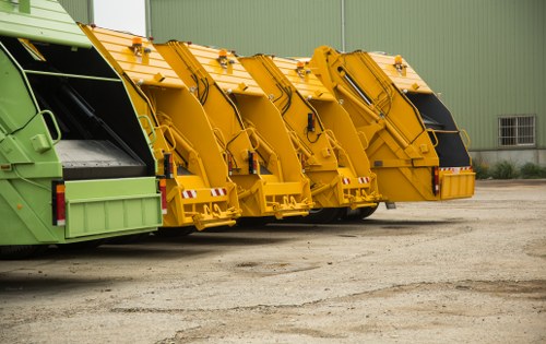 Recycling center handling furniture in Blackheath